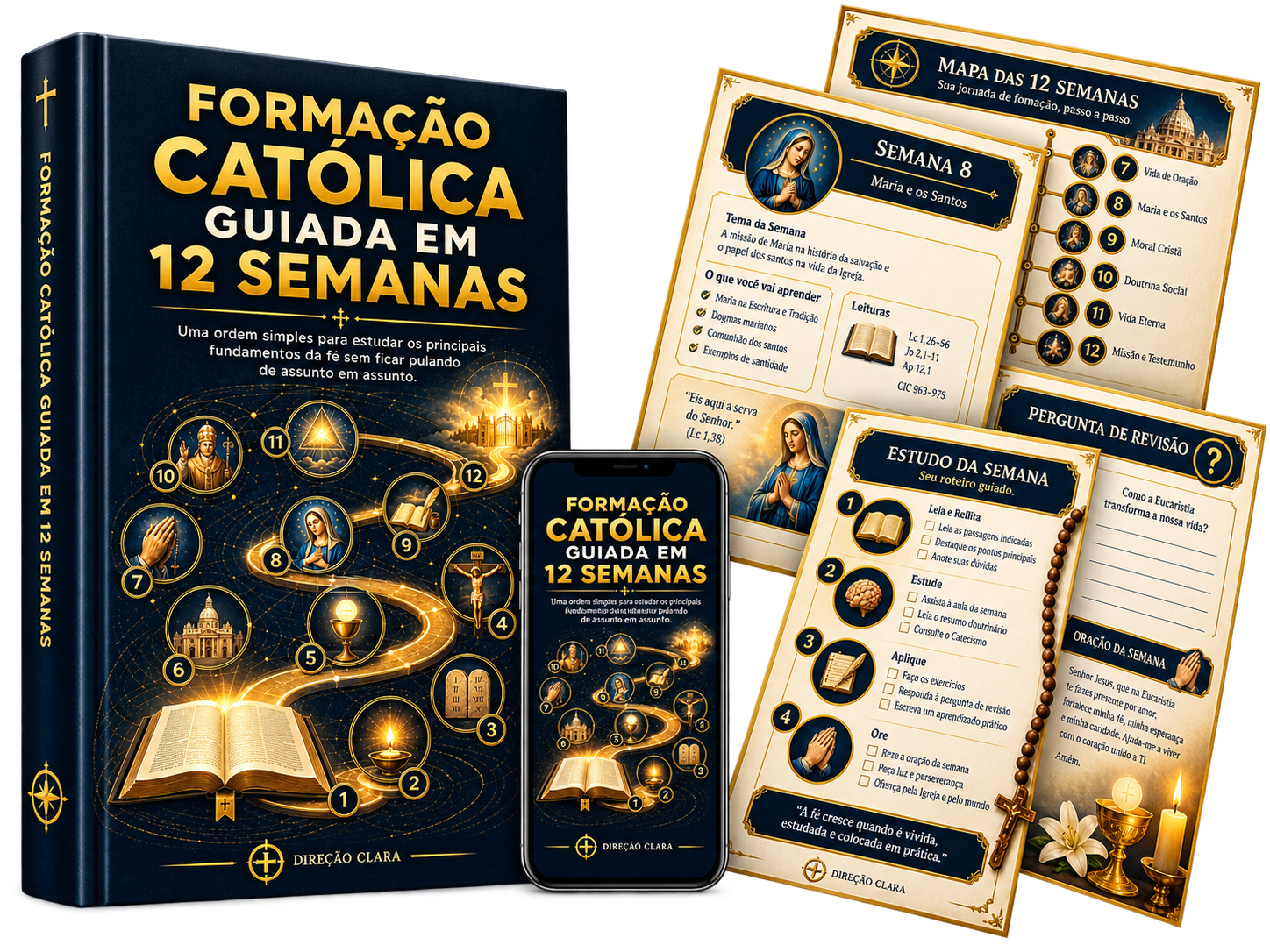 Formação Católica Guiada em 12 Semanas